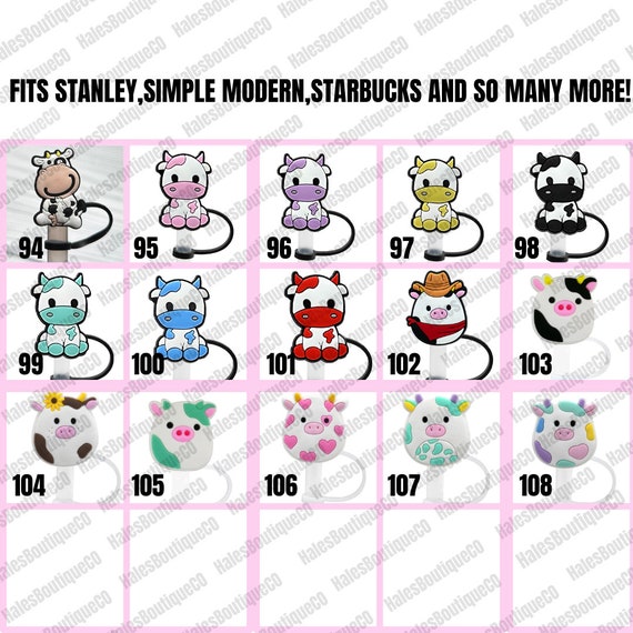 Straw Topper, Straw Buddies, Straw Covers, Straw Charms, Cute Straw  Toppers, Boba Straw, Cover Mushroom Charm, Straw, Kawaii Straw, Bunny 