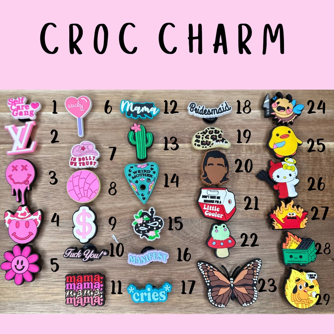 Croc Charms Croc Jibbitz Charms for Your Crocs Cute Shoe Etsy