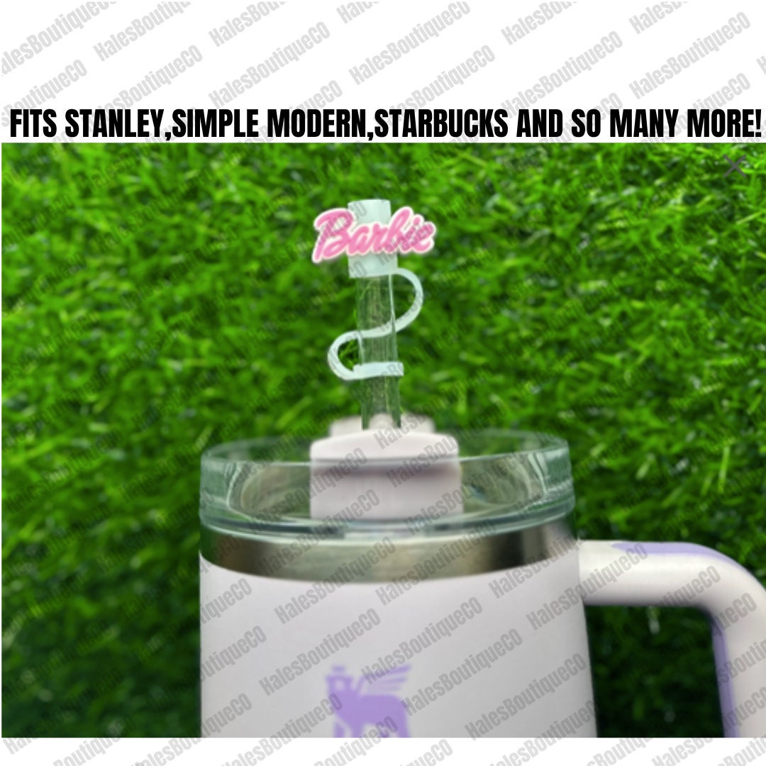 Barb Straw Topper Stanley Straw Cover Pink Straw Charm Etsy