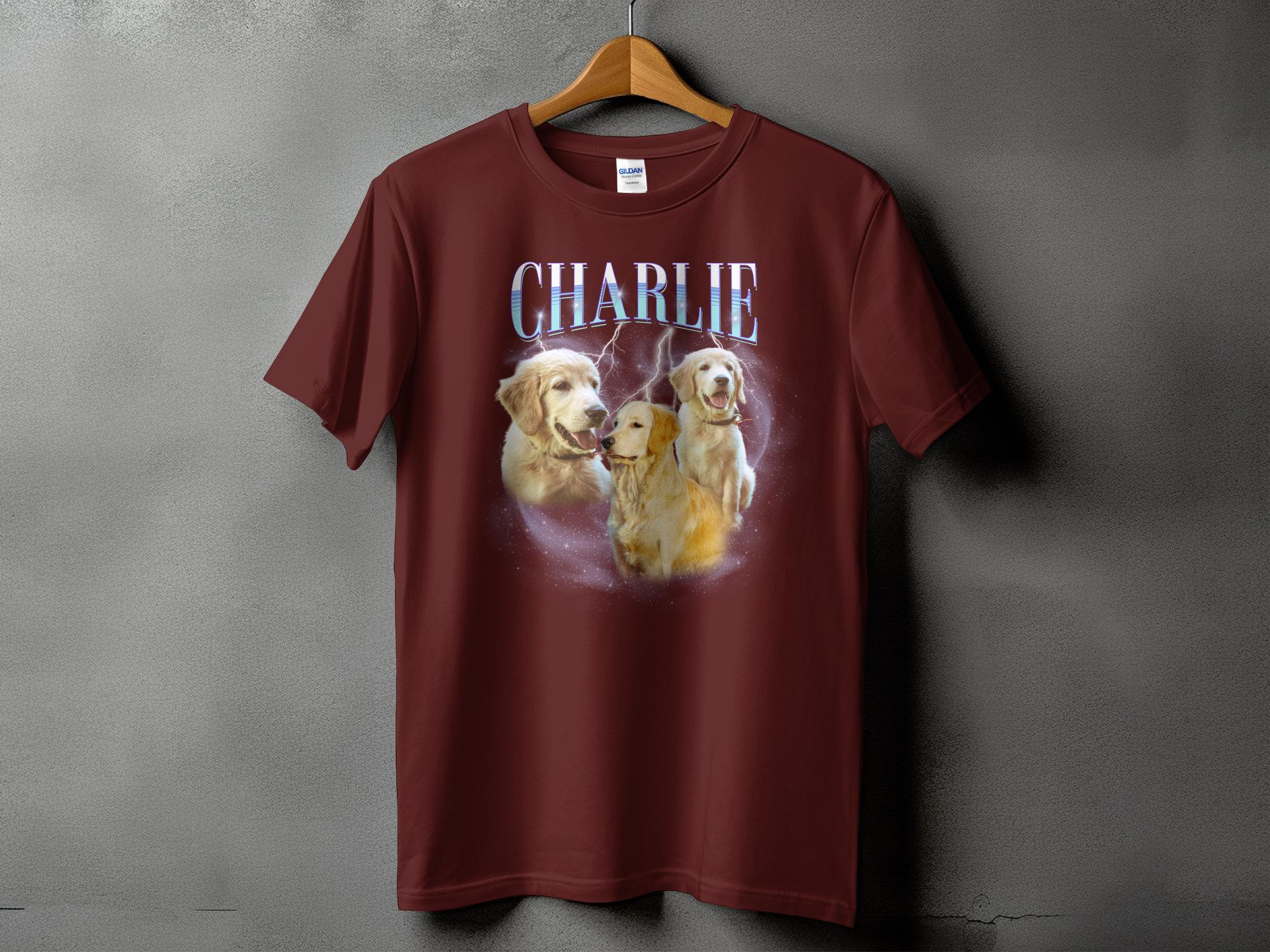 Custom Dog Bootleg Shirt, 90s Bootleg T-shirt