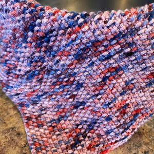Hand Knit 100% Cotton Dish Cloth / Wash Cloth - various colors
