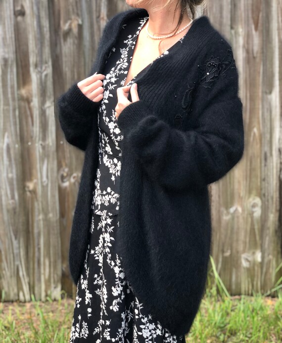 Thrifty Black Cardigan