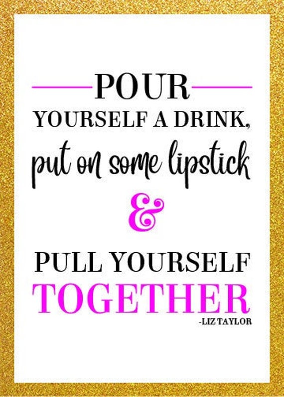 put on lipstick quote