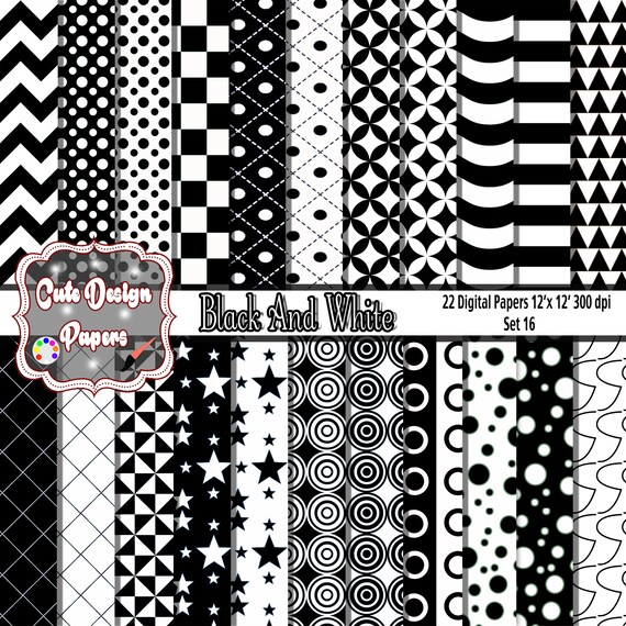 Schwarz Weiss 12 X 12 Digitale Hintergrunde Schwarz Und Weiss Etsy
