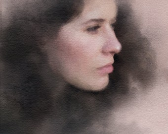 Custom Watercolor Portrait: Personalized Art from Photo