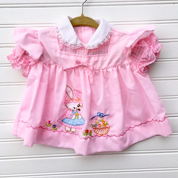 baby girls stevie dress set - vintage bunnies main image 1