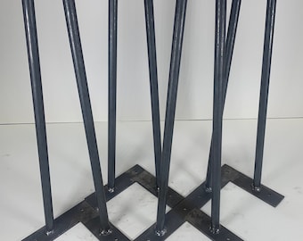 Heavy Duty 1/2" - Hairpin Legs - Set of 4 - DIY Table Legs - MCM Table Legs - Table Legs – Coffee Table Legs - Desk Legs - Table Legs