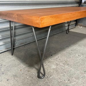 Twisted Hairpin Legs - Set of 4 - DIY Table Legs - MCM Table Legs - Table Legs – Coffee Table Legs - Desk Legs -Steel Legs - Metal Legs