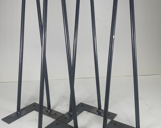 Hairpin Legs - Set of 4 - DIY Table Legs - MCM Table Legs - Table Legs – Coffee Table Legs - Desk Legs - Table Legs