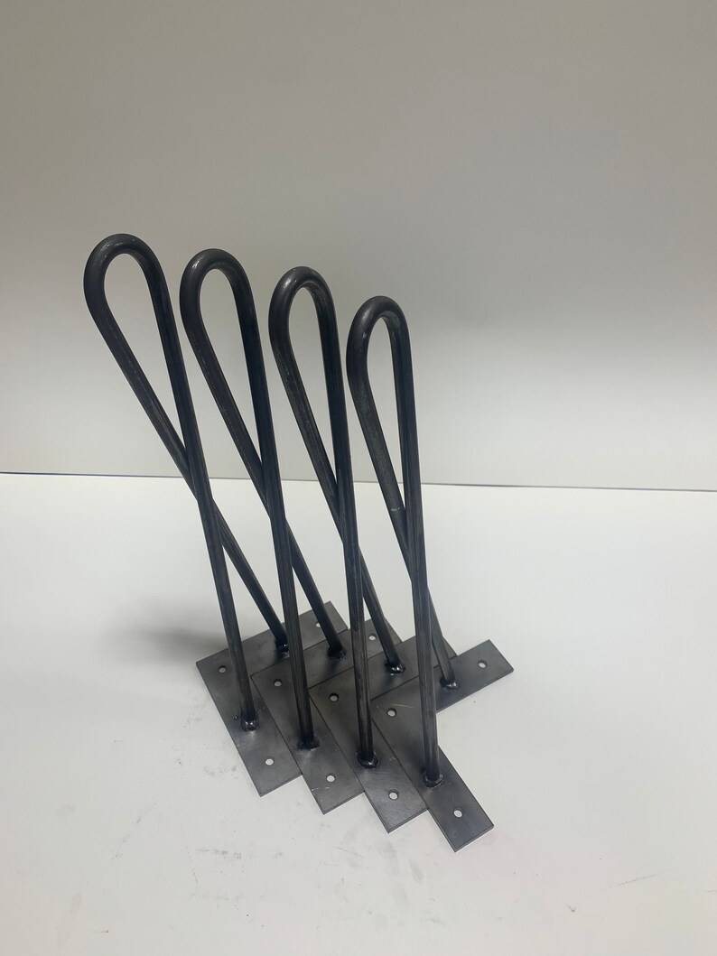 Set of 4 Twisted Hairpin Legs DIY Table Legs MCM Table Etsy New Zealand