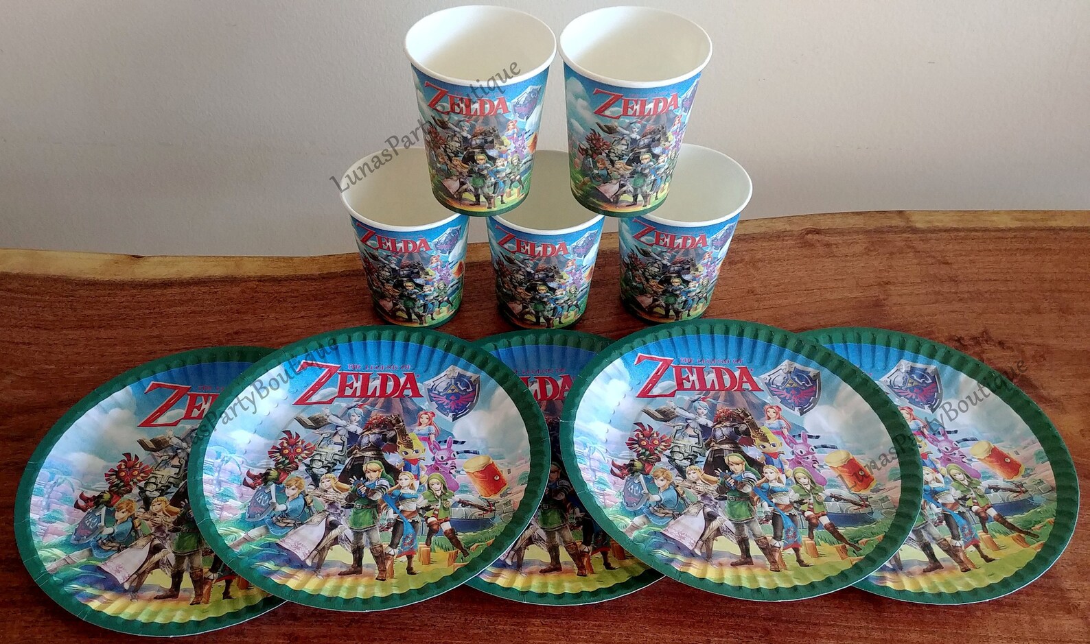 Legend of Zelda Cups Plates Bracelets Balloons Goody Bags Etsy