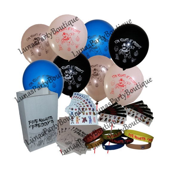 Complete Five Nights at Freddy's Party Favor Set | Etsy