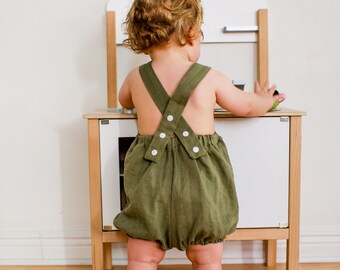 olive green romper outfit