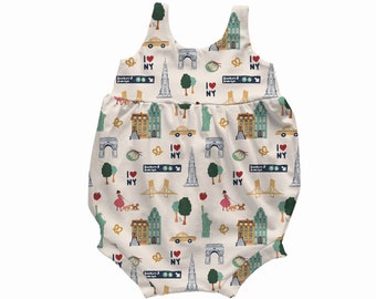NYC Baby Romper,  New York City Toddler Outfit, Cute Urban Baby Clothes, Perfect Baby Gift, I Love NY