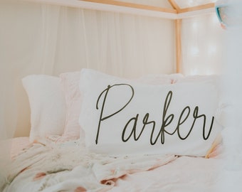 personalised bed pillow cases