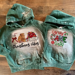 Thanksgiving-kalkoensweater voor kinderen: gewassen raglanbleek afbeelding 6