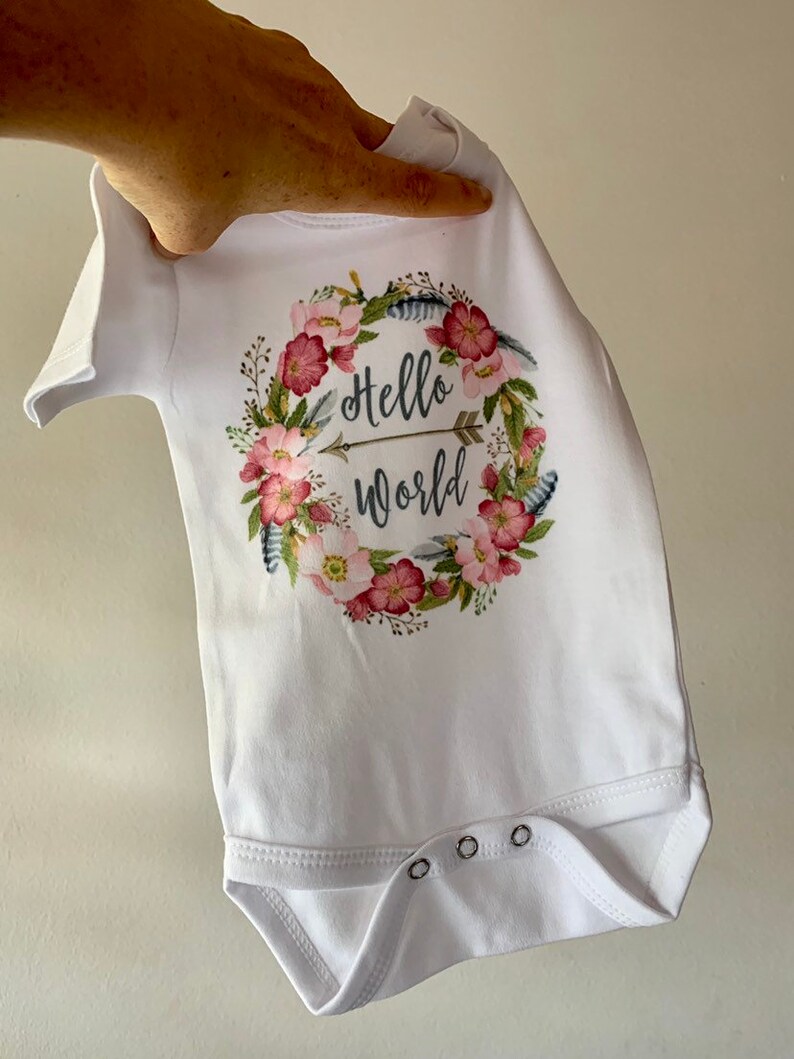 Floral Baby Shower Gift Set Floral Newborn Outfit Floral Etsy