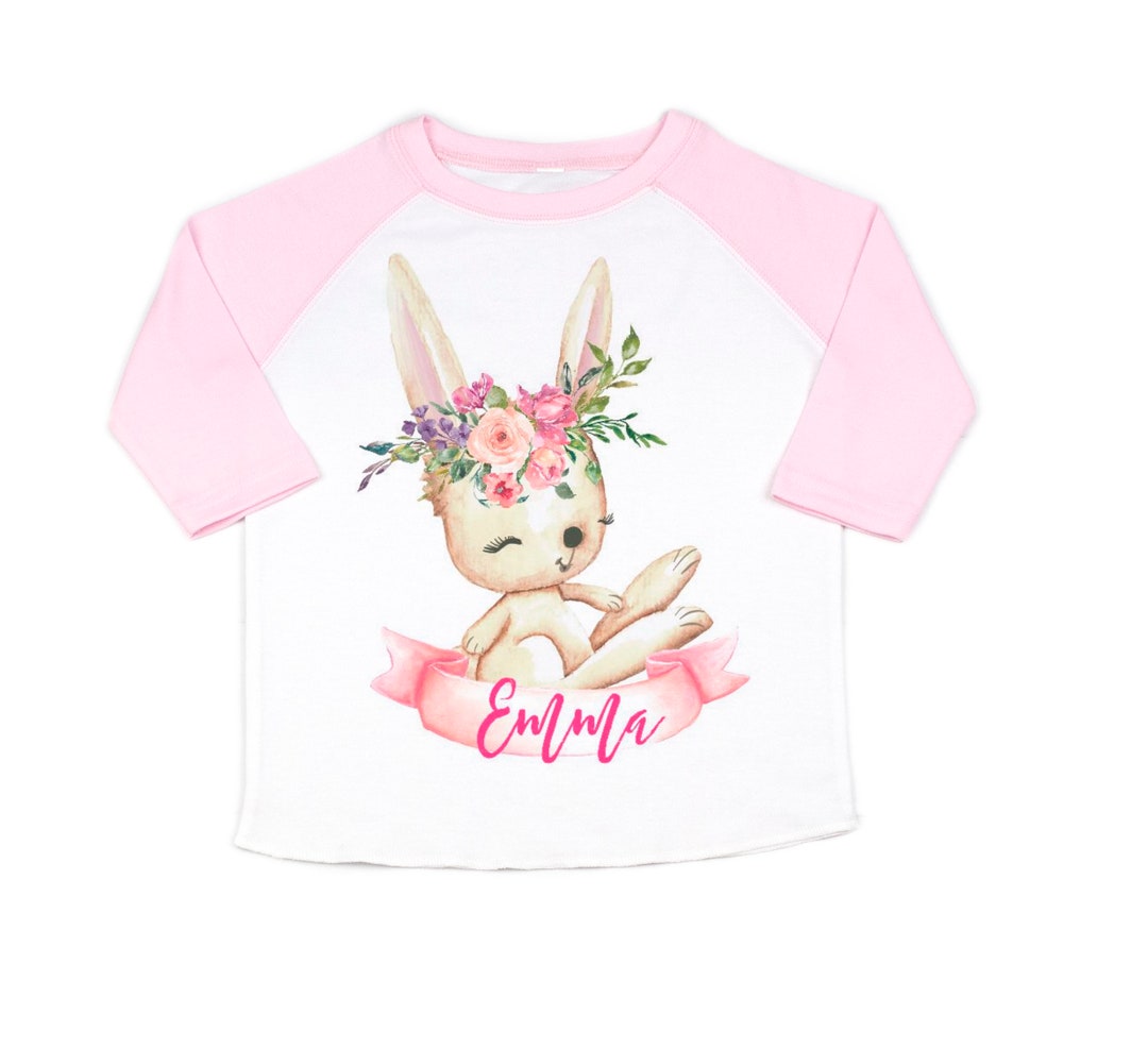 Personalized Girls Easter Shirt Baby Easter Shirt Easter - Etsy