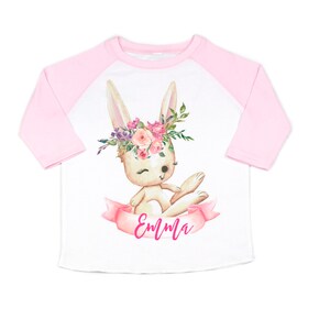 Personalized Girls Easter Shirt, Baby Easter Shirt, Easter Shirt for ...