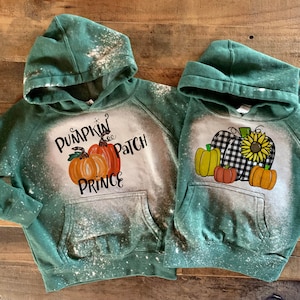 boys fall sweatshirt, girls fall sweatshirt, pumpkin sweatshirt, fall long sleeve, green toddler hoodie