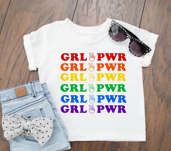 Toddler Girl Power Shirt Pride Girls Shirt Baby Girl Power Etsy