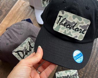 Camo Deer Patch Trucker Hat: Matching Dad & Kids