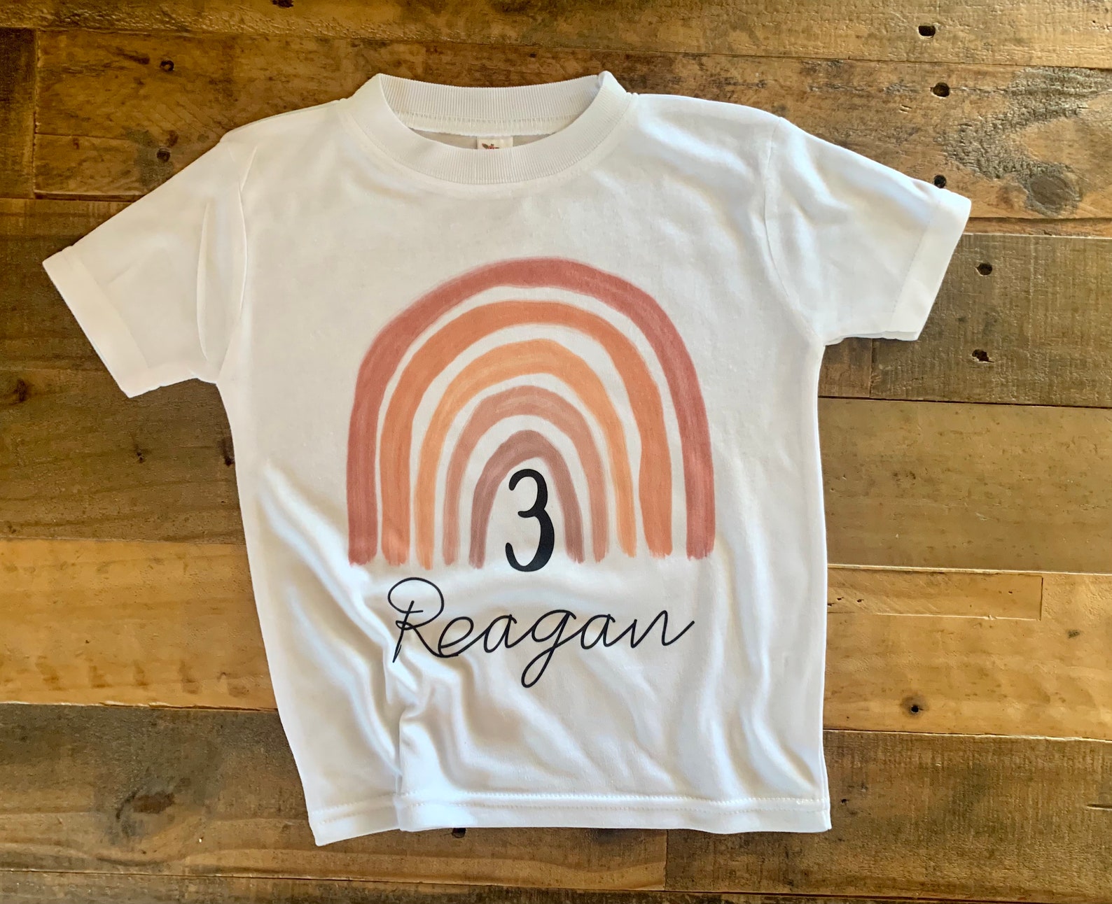 T-shirt Bébé Old Glory Avec Imprimé Arc-en-ciel - Taille Toddler, Neuf Avec étiquette