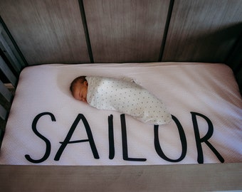 Personalized Baby Crib Sheet: Custom Toddler Bedding