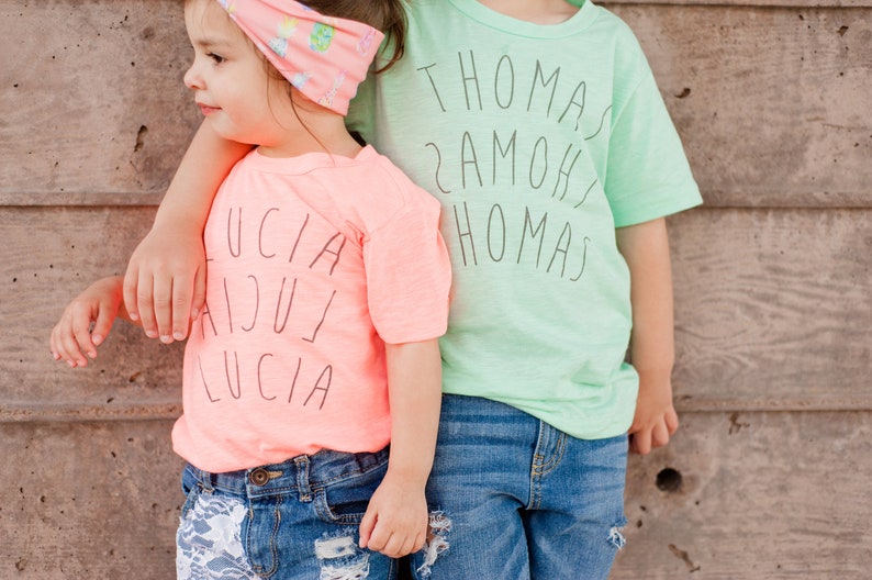 Personalized Toddler Name Shirt Custom Name Boy Toddler Etsy Denmark