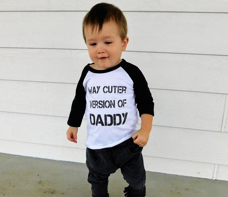 Way Cuter Version of Daddy Shirt Fathers Day Kids Shirt - Etsy