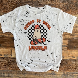 Boys Halloween Shirt: Trick or Treat Toddler Pumpkin Tee