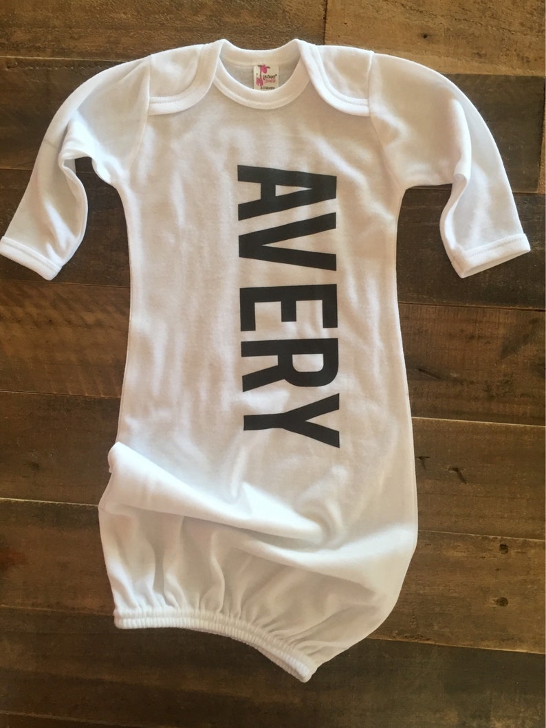 Baby Boy Gown Infant Gown Baby Boy Sleeper Baby Gown Baby Etsy