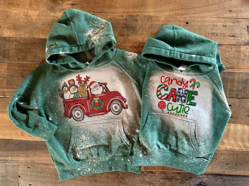 Thanksgiving-kalkoensweater voor kinderen: gewassen raglanbleek afbeelding 5