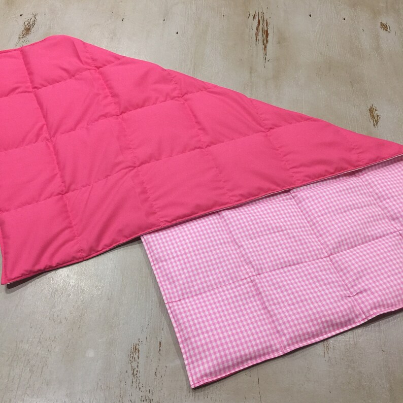 Weighted Blankets Therapy Pink Two Sided Reversible ADHD Etsy