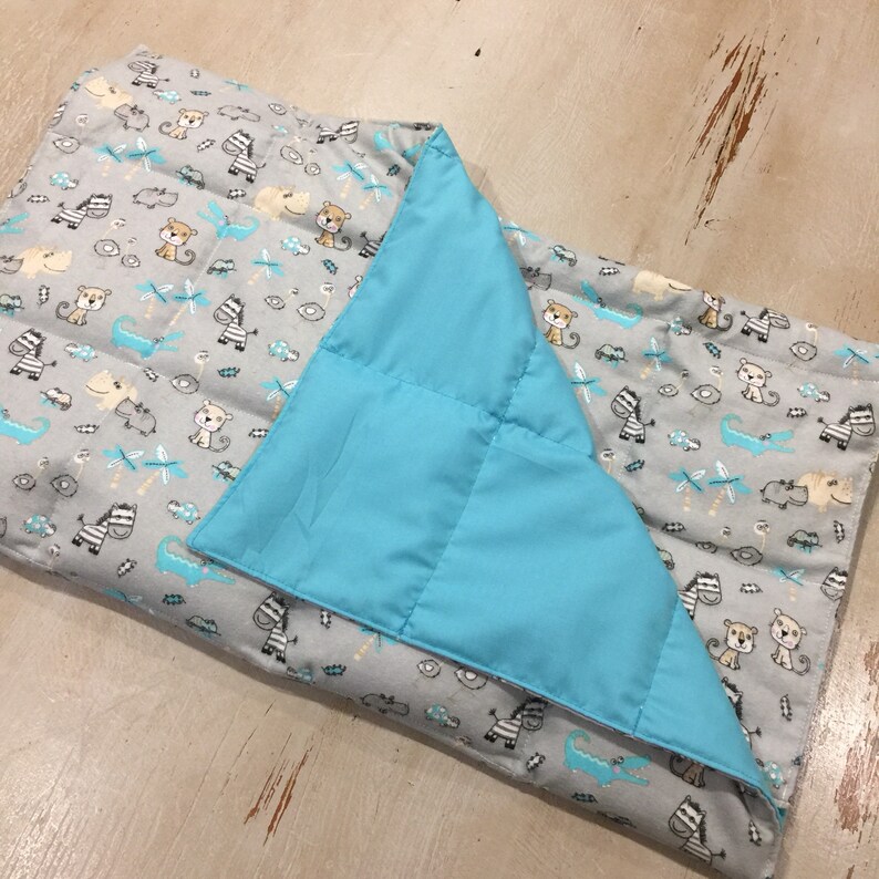 100cm x 55cm Weighted Blankets Therapy ADHD Autism | Etsy