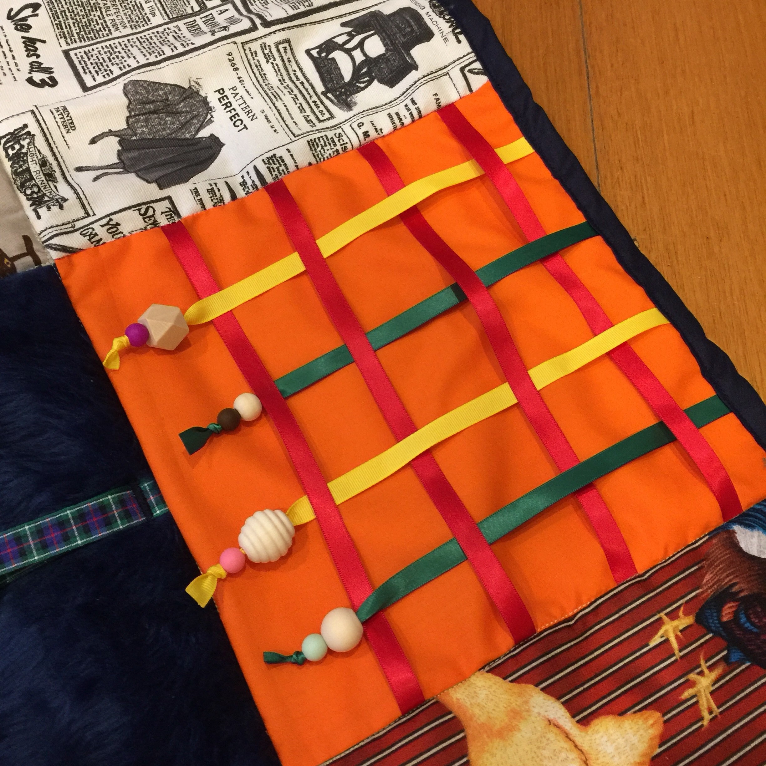 Sensory Blanket 3 Fiddle Blanket Tactile Therapy Etsy Australia