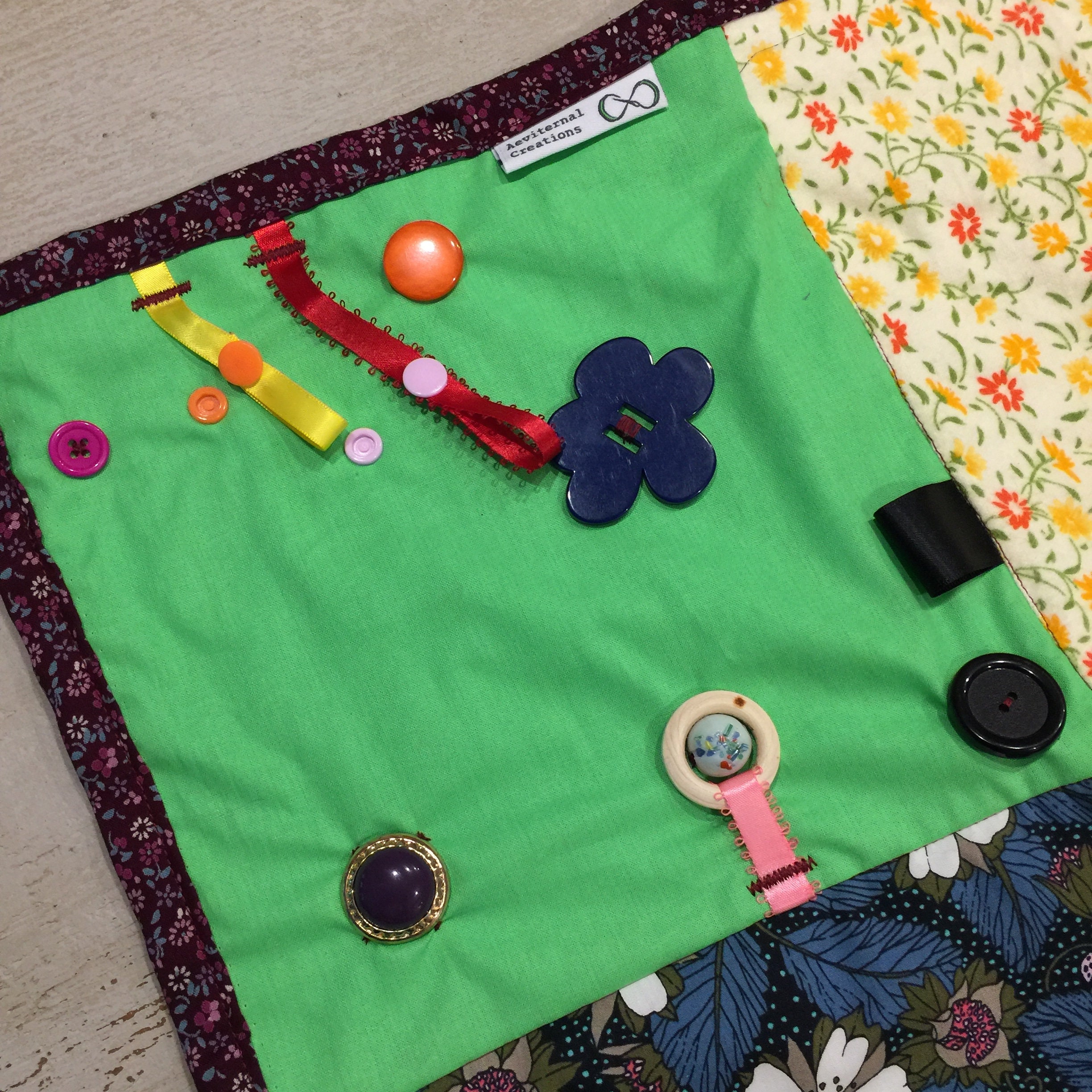 Sensory Blanket 47 Fiddle Blanket Tactile Therapy Etsy Australia