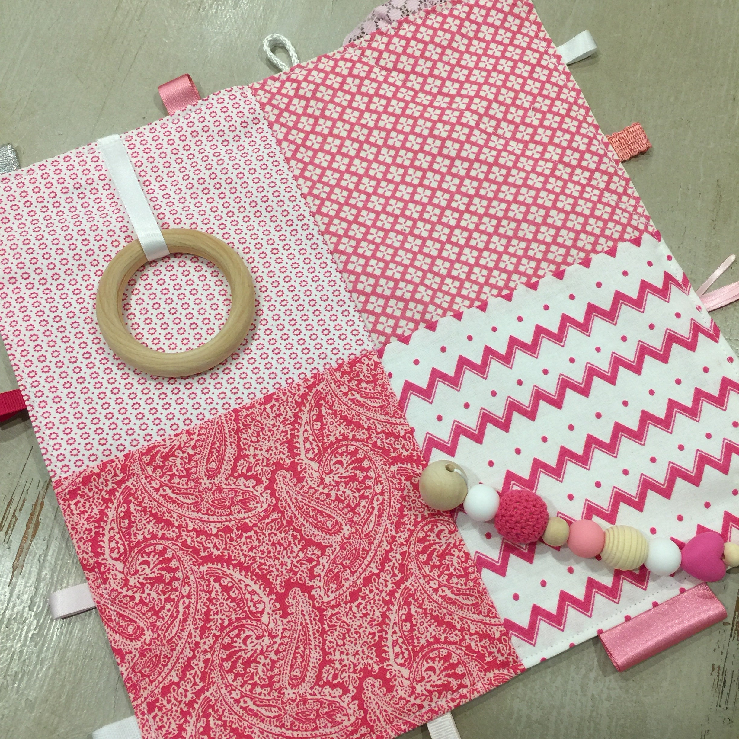 personalized taggie blanket