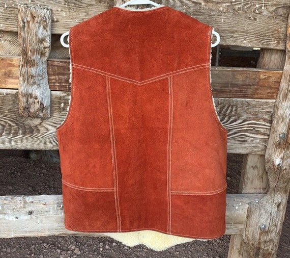 Vintage Mexican Suede Vest - image 3