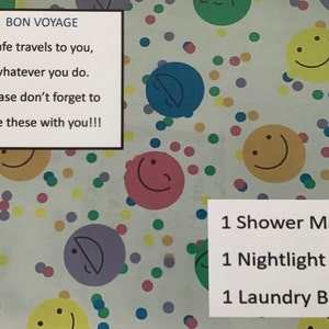 Travel Items, Gift for Her, Gift for Him, Gift under Twenty Dollars, Laundry Bag, Safety Items, Birthday Gift, Bon Voyage, Gag Gift