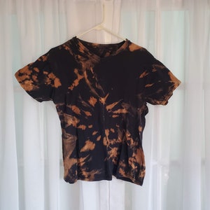 Bleach Tie-Dye Black Shirt (Adult Medium)