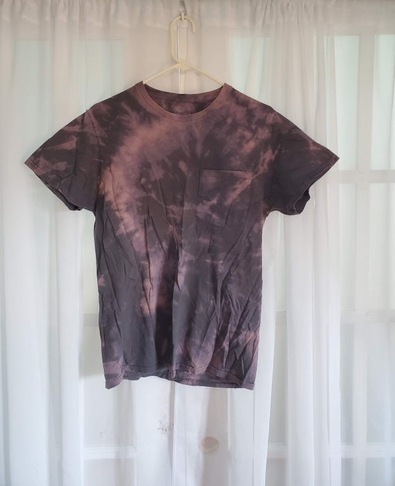 Grey shirt bleach tie dye hotsell