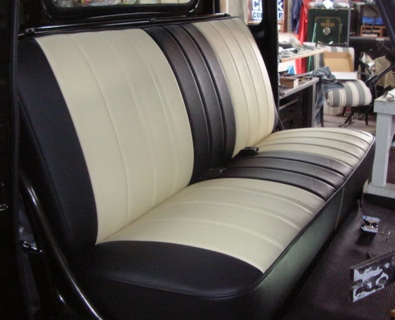 The Bonnie And Clyde Custom Car Upholstery Cover 1940 S 1950 1960 1970 1980 All Years C10 First Series Chevy Gmc Truck Bench Uphol