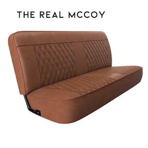 Le « vrai McCoy » | Housse de siège rembourrée classique personnalisée pour banc de camion