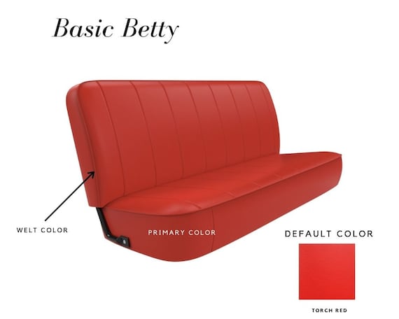 The basic Betty Truck Bench Seat Cover Upholstery Chevy GMC 1939 46 Hot Rod Etsy UK
