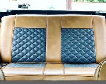 The "Rat Pack" Ford 1953-1956 Open Back Custom truck bench upholstery 1953 1954 1955 1956 f100 f-100 classic hot rod
