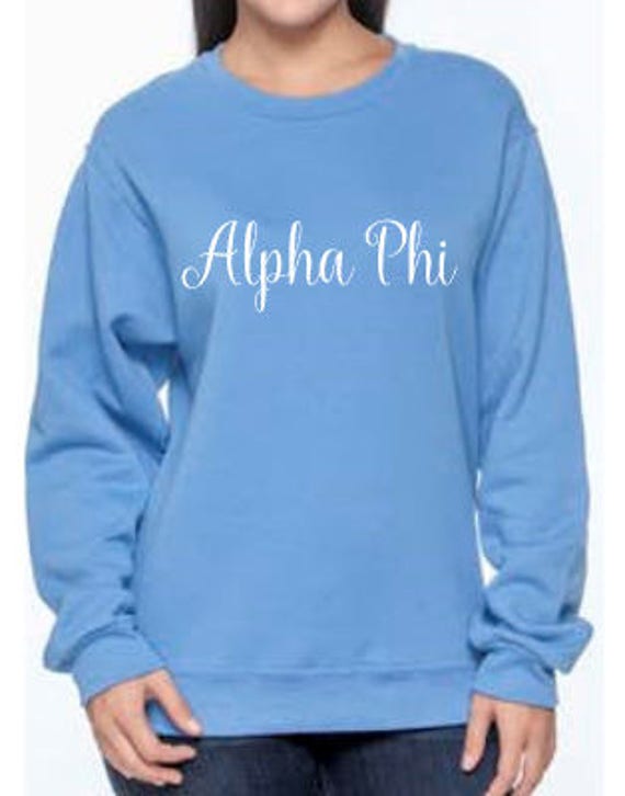 alpha phi crewneck