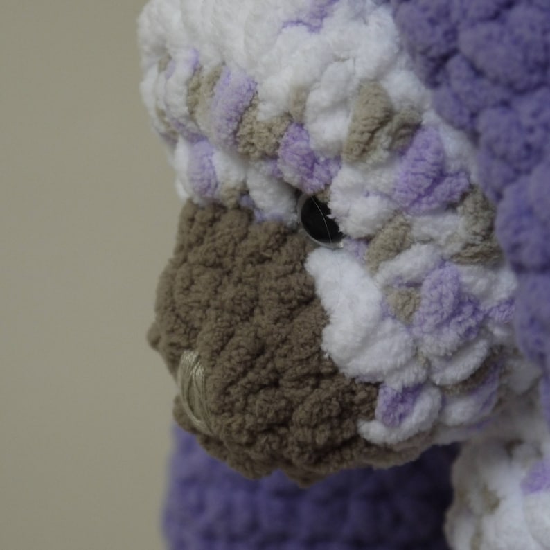 Custom baby shower gift plush Baby soft /'Lavender Bunny/' is Custom Made soft toy. Keepsake baby gift stuffed crochet bunny