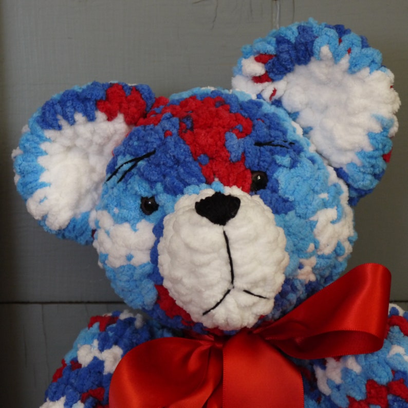 Patriotic Keepsake Bear Birthday Gift Best Friend Gift Baby Gift Nursery Decor Stuffed Animal Best Selling Items Toddler