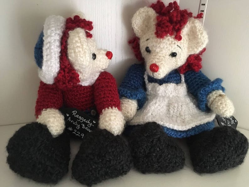 Raggedy Set Keepsake Teddy Bears Made to Order